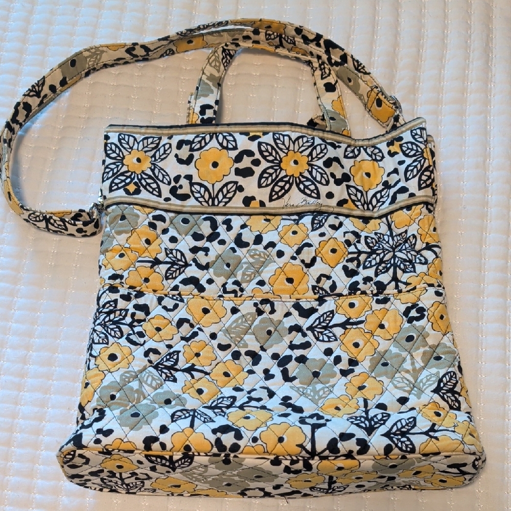 VERA BRADLEY Vintage Retired Pattern Reversible Crossbody Bag